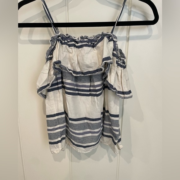 Splendid Striped Off The Shoulder Top XS - Picture 2 of 4